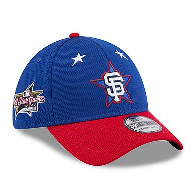 Men's New Era Blue/Red San Francisco Giants 2025 MLB All-Star Game Workout 39THIRTY Flex Hat