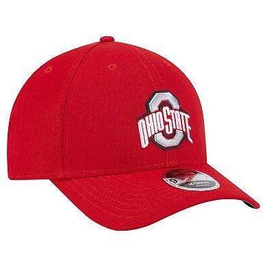 Men's New Era Scarlet Ohio State Buckeyes Team Collective 9FORTY M-Crown Adjustable Hat