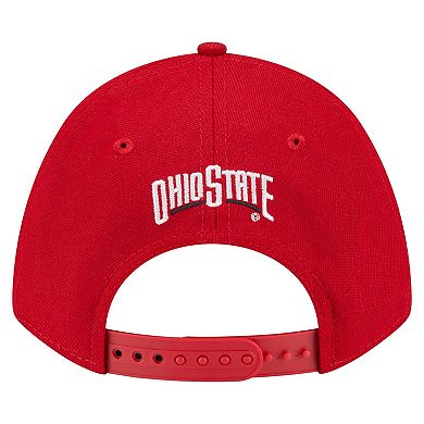Men's New Era Scarlet Ohio State Buckeyes Team Collective 9FORTY M-Crown Adjustable Hat