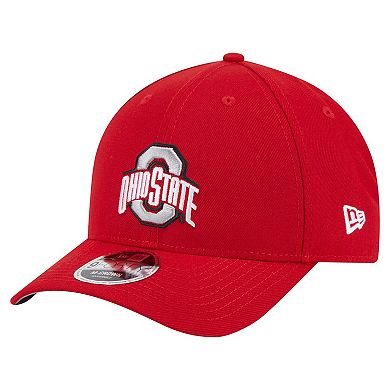 Men's New Era Scarlet Ohio State Buckeyes Team Collective 9FORTY M-Crown Adjustable Hat