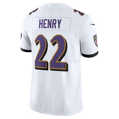 Men's Nike Derrick Henry White Baltimore Ravens Vapor F.U.S.E. Limited Jersey