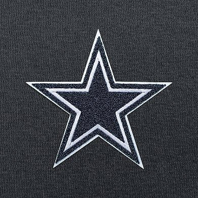 Men's Antigua Charcoal Dallas Cowboys Victory Chenille Pullover Hoodie