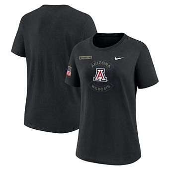 Women's Nike Black Arizona Wildcats 2025 Military Appreciation Performance T-Shirt