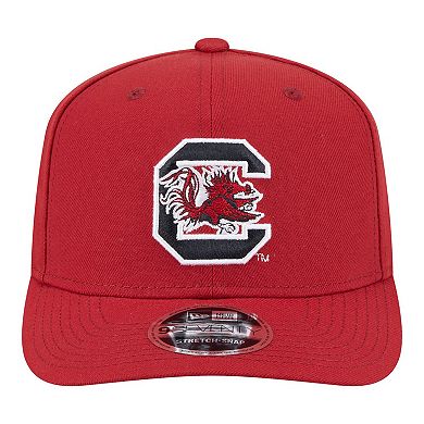 Men's New Era Garnet South Carolina Gamecocks Team Collective 9SEVENTY Stretch-Snap Adjustable Hat