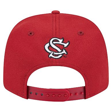 Men's New Era Garnet South Carolina Gamecocks Team Collective 9SEVENTY Stretch-Snap Adjustable Hat