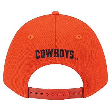 Men's New Era Orange Oklahoma State Cowboys Team Collective 9FORTY M-Crown Adjustable Hat