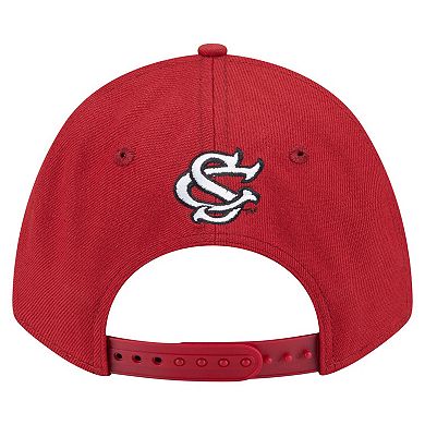 Men's New Era Garnet South Carolina Gamecocks Team Collective 9FORTY M-Crown Adjustable Hat