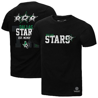 Men's Mitchell & Ness Black Dallas Stars Home T-Shirt