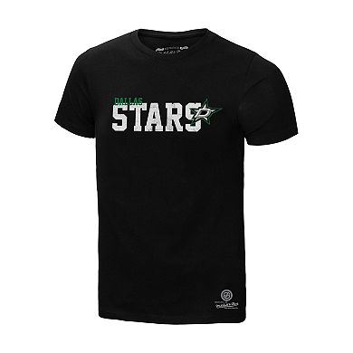 Men's Mitchell & Ness Black Dallas Stars Home T-Shirt