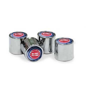 WinCraft Detroit Pistons Mini Team Logo Valve Stem Covers