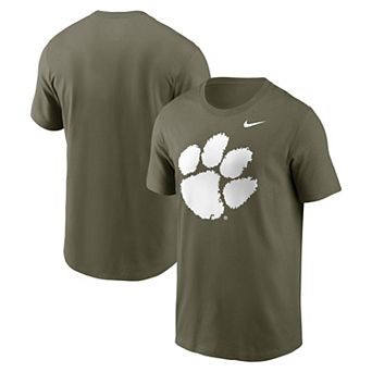 Men's Nike Olive Clemson Tigers Primetime Logo Performance T-Shirt
