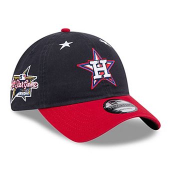 Men's New Era Navy/Red Houston Astros 2025 MLB All-Star Game Workout 9TWENTY Adjustable Hat