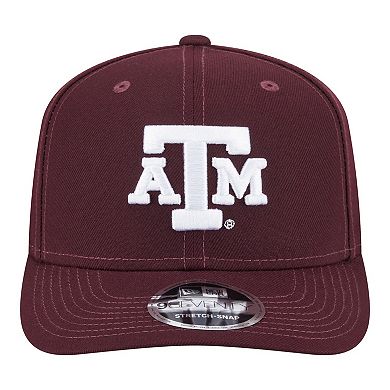 Men's New Era Maroon Texas A&M Aggies Team Collective 9SEVENTY Stretch-Snap Adjustable Hat