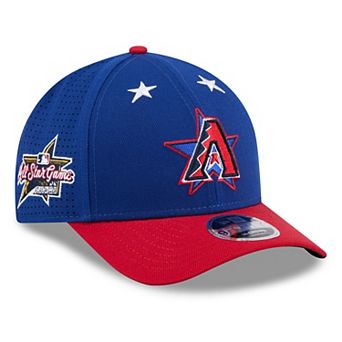 Men's New Era Blue/Red Arizona Diamondbacks 2025 MLB All-Star Game Workout 9FORTY M-Crown Adjustable Hat