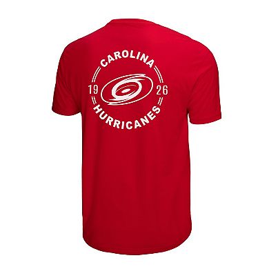Men's Mitchell & Ness Red Carolina Hurricanes Penalty Box 2.0 T-Shirt