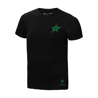 Men's Mitchell & Ness Black Dallas Stars Penalty Box 2.0 T-Shirt