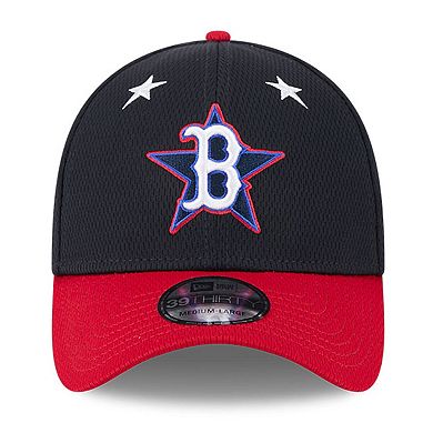 Men's New Era Navy/Red Boston Red Sox 2025 MLB All-Star Game Workout 39THIRTY Flex Hat