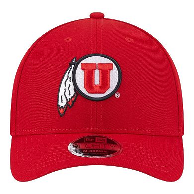Men's New Era Red Utah Utes Team Collective 9FORTY M-Crown Adjustable Hat
