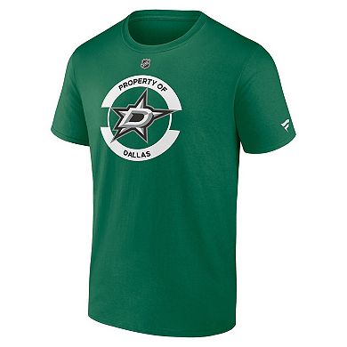 Men's Fanatics Kelly Green Dallas Stars Authentic Pro Core Secondary T-Shirt
