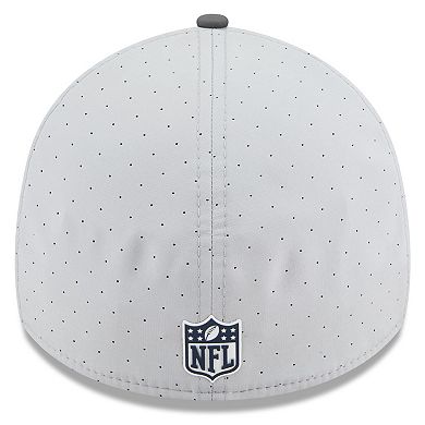 Men's New Era Gray/Graphite Dallas Cowboys 2025 NFL Training Camp 39THIRTY Flex Hat
