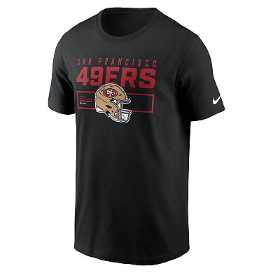 Men's Nike Black San Francisco 49ers Primetime Helmet Essential T-Shirt