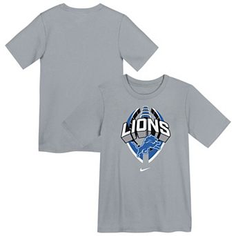 Preschool Nike Gray Detroit Lions Icon Legend Performance T-Shirt