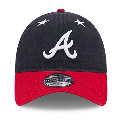 Men's New Era Navy/Red Atlanta Braves 2025 MLB All-Star Game 9TWENTY Adjustable Hat