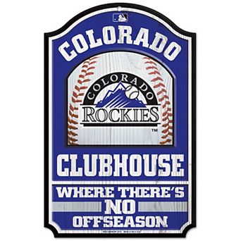 WinCraft Colorado Rockies 11'' x 17'' Vintage Wood Sign