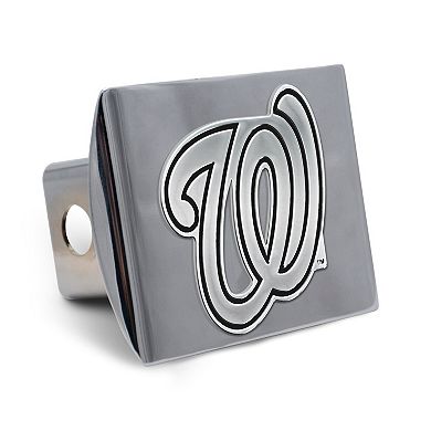 WinCraft Washington Nationals Premium Metal Chrome Hitch Cover