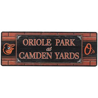 Baltimore Orioles 10" x 28" Traditions Wood Sign