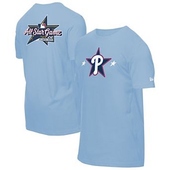 Men's New Era Light Blue Philadelphia Phillies 2025 MLB All-Star Game Workout T-Shirt