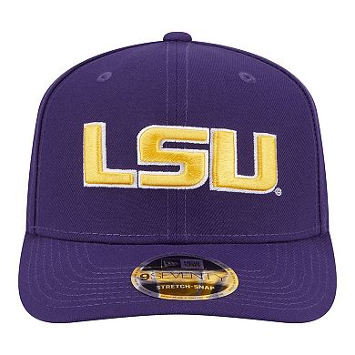 Men's New Era Purple LSU Tigers Team Collective 9SEVENTY Stretch-Snap Adjustable Hat