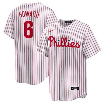 Men's Nike Ryan Howard White Philadelphia Phillies Replica Jersey