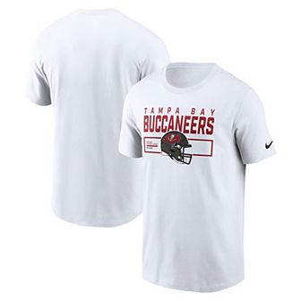 Men's Nike White Tampa Bay Buccaneers Primetime Helmet Essential T-Shirt