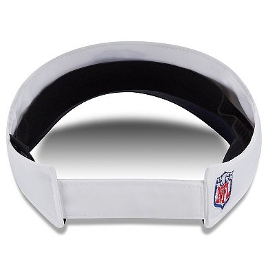 Men's New Era White/Navy Dallas Cowboys 2025 NFL Training Camp Adjustable Visor