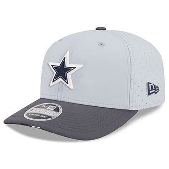Men's New Era Gray/Graphite Dallas Cowboys 2025 NFL Training Camp 9SEVENTY Adjustable Hat