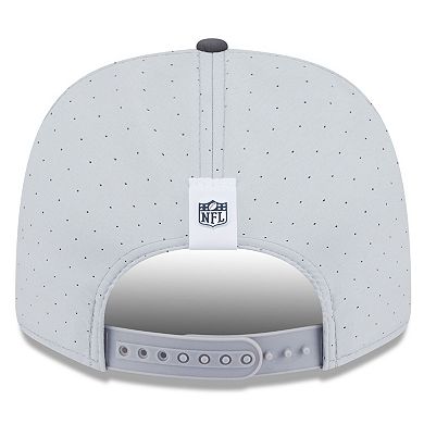 Men's New Era Gray/Graphite Dallas Cowboys 2025 NFL Training Camp 9SEVENTY Adjustable Hat