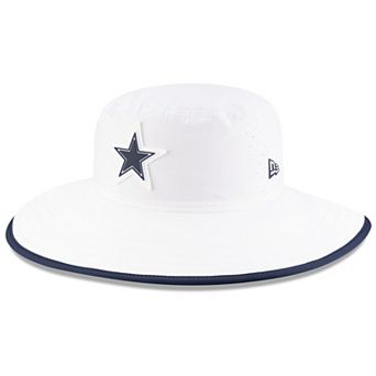 Men's New Era White Dallas Cowboys 2025 NFL Training Camp Panama Bucket Hat