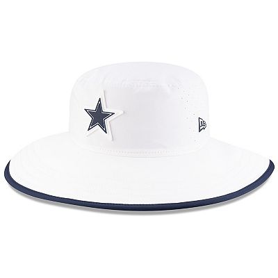 ゴルフィッカーズ Bucket Hat 2025 ホワイト Men's New Era White Dallas Cowboys 2025 NFL Training Camp Panama