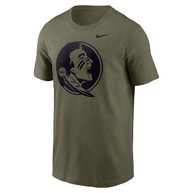 Men's Nike Olive Florida State Seminoles Primetime Logo Performance T-Shirt