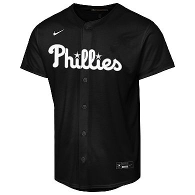 Youth Nike Bryce Harper Black Philadelphia Phillies Lights Out Replica Player Jersey