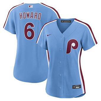 Women's Nike Ryan Howard Light Blue Philadelphia Phillies Replica Jersey