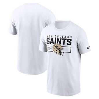 Men's Nike White New Orleans Saints Primetime Helmet Essential T-Shirt