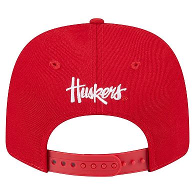 Men's New Era Scarlet Nebraska Huskers Team Collective 9SEVENTY Stretch-Snap Adjustable Hat