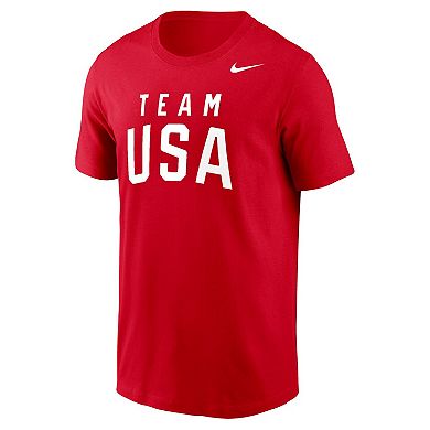 Men's Nike Red Team USA Olympic Team Performance T-Shirt