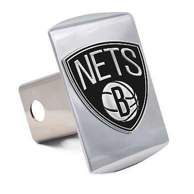 WinCraft Brooklyn Nets Premium Metal Chrome Hitch Cover