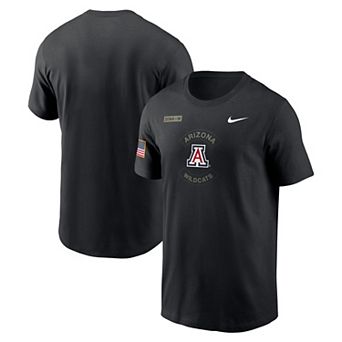 Men's Nike Black Arizona Wildcats 2025 Military Appreciation Performance T-Shirt