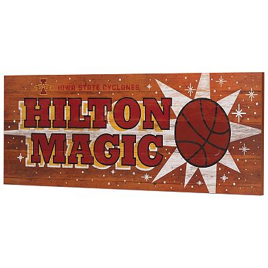 Iowa State Cyclones 28'' x 10'' Team Tradition Wood Sign