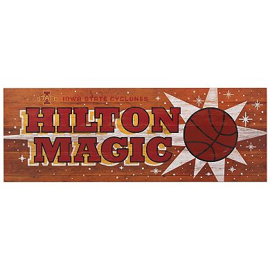 Iowa State Cyclones 28'' x 10'' Team Tradition Wood Sign
