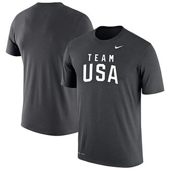 Men's Nike Anthracite Team USA Olympic Team Performance T-Shirt